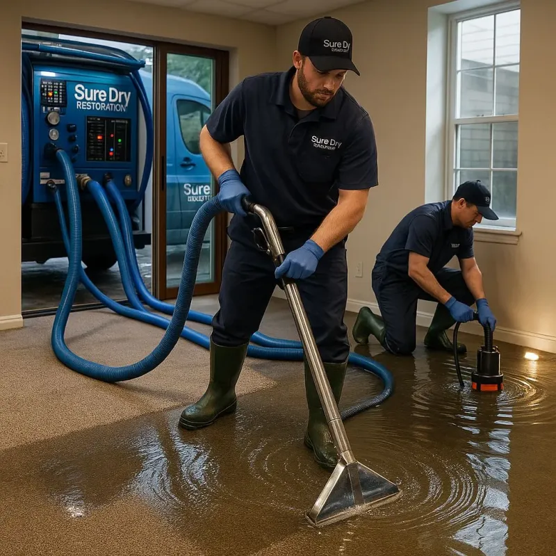 Water Extraction and Removal process in Eaton Rapids, MI